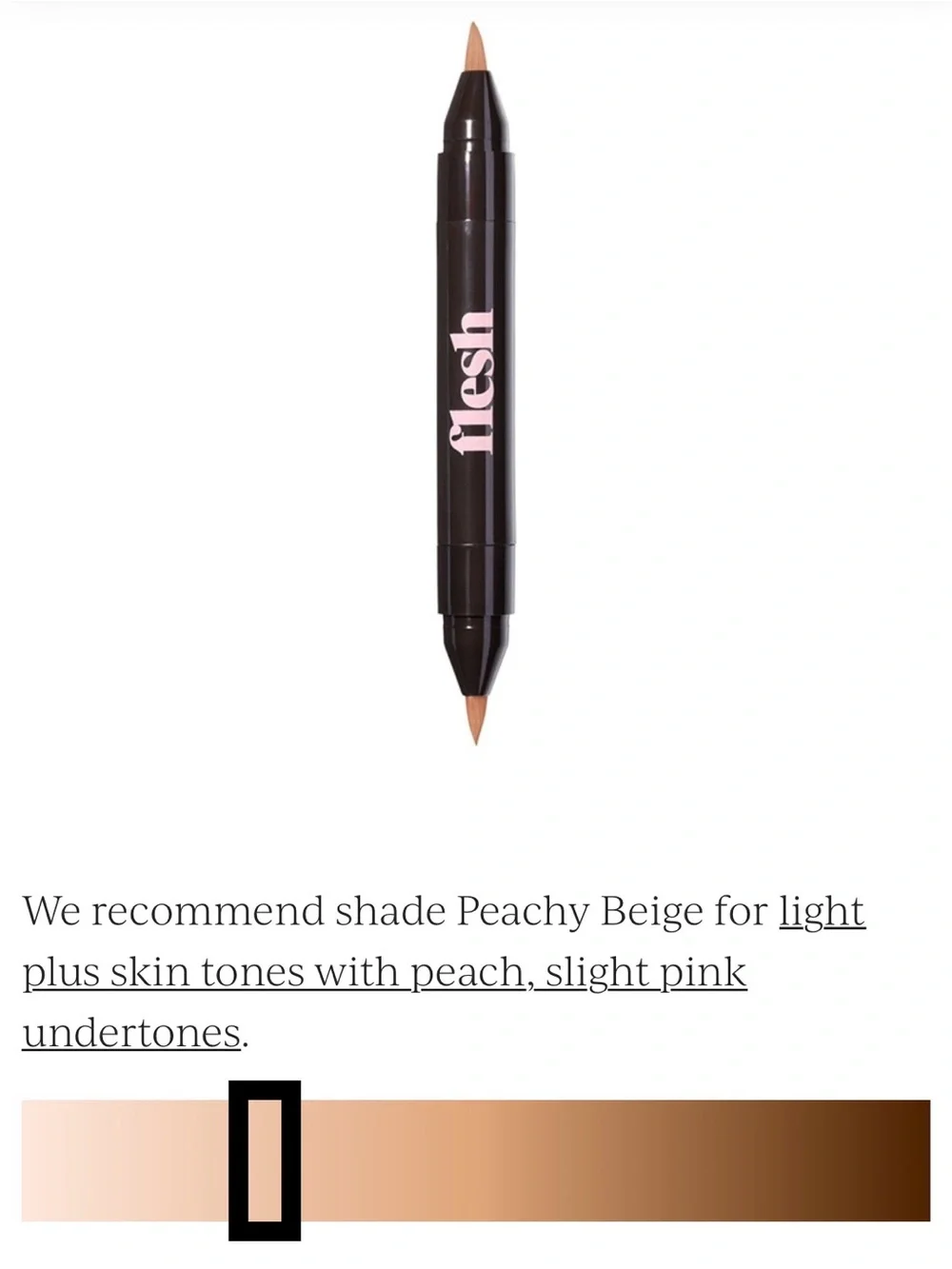 Flesh Hide The Evidence Double Concealer - 04 Peachy Beige